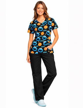 Pijama quirúrgica Cherokee Tooniforms estilo regular para mujer