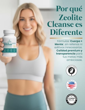 Zeolite Cleanse Megaformula Klidzen con selenio de 90 cápsulas