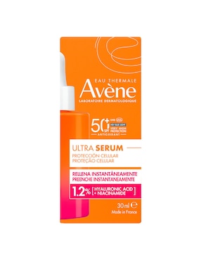 Protector solar FPS 50+ suero efecto rellenador 2 en 1 Avène 30 ml