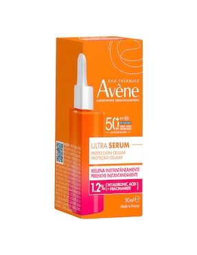 Protector solar FPS 50+ suero efecto rellenador 2 en 1 Avène 30 ml