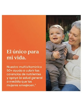 Mujeres 50+ Multi vitamina One a Day tabletas para mujer