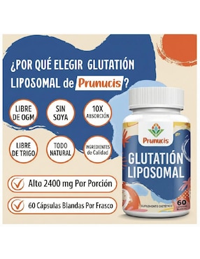 Glutatión Liposomal Prunucis de 60 cápsulas