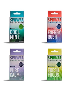 Set inhalador doble aceites naturales Spowaa 2 ml