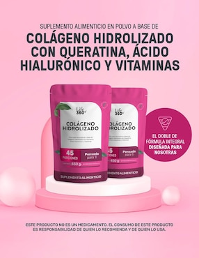 Set de suplementos alimenticios Colágeno hidrolizado Life360+