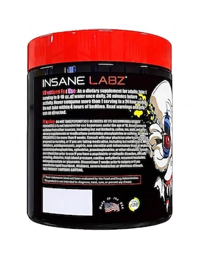 Psychotic Insane Labz con creatina sabor ponche de frutas