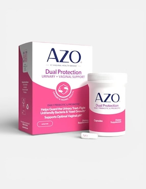 Dual Protection Azo con probióticos y prebióticos de 30 cápsulas