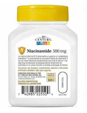 Niacinamida 21st Century de 110 tabletas
