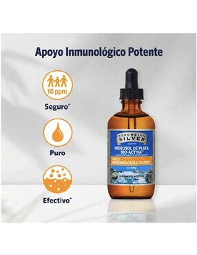 Sovereign Silver Hydrosol Apoyo Inmunológico Americano de plata de 118 ml