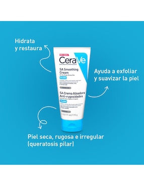 Crema para cuerpo recomendada para hidratar día y noche Cerave para piel seca