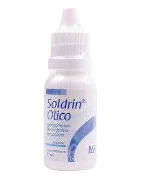 Solución Soldrin Otico Hidrocortisona-Cloramfenicol-Benzocaína