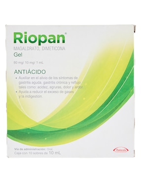 Gel para malestar estomacal Riopan