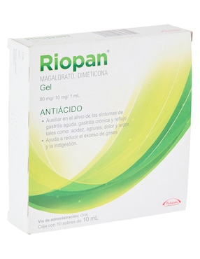 Gel para malestar estomacal Riopan