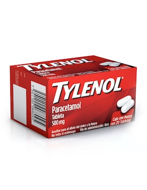 Tabletas para dolor de cabeza y migraña Tylenol