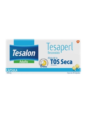 Cápsulas para tos Tesaperl Benzonatato