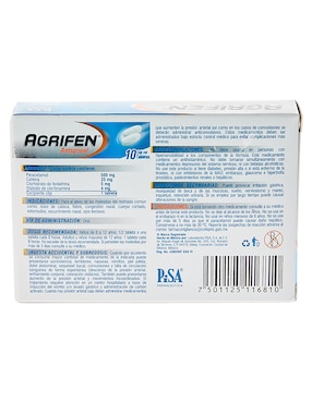 Pastilla para gripe Agrifen