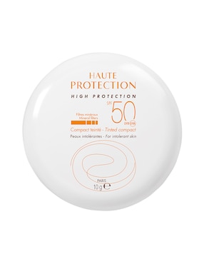 Protector solar FPS 50 compacto mineral tono arena maquillaje Avène 10 g