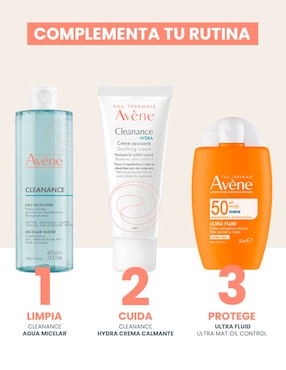 Crema facial recomendada para acné día y noche Avène Pierre Fabre para piel grasa