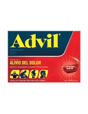 Cápsulas para dolor de cabeza y migraña Advil