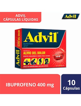 Cápsulas para dolor de cabeza y migraña Advil
