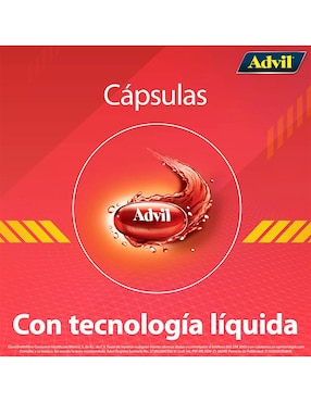 Cápsulas para dolor de cabeza y migraña Advil