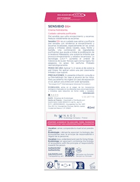 Crema facial recomendada para calmar la piel Bioderma Sensibio para piel sensible