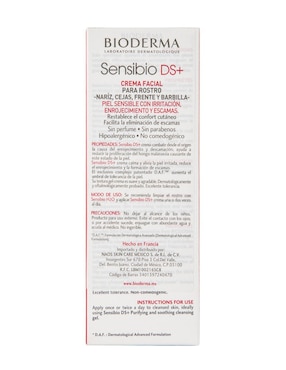 Crema facial recomendada para calmar la piel Bioderma Sensibio para piel sensible