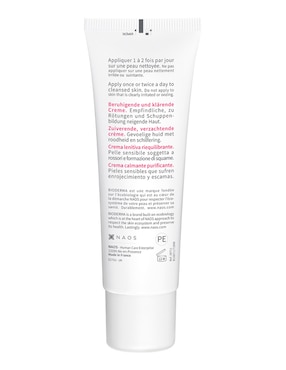 Crema facial recomendada para calmar la piel Bioderma Sensibio para piel sensible