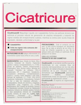 Base de maquillaje líquida Cicatricure mate