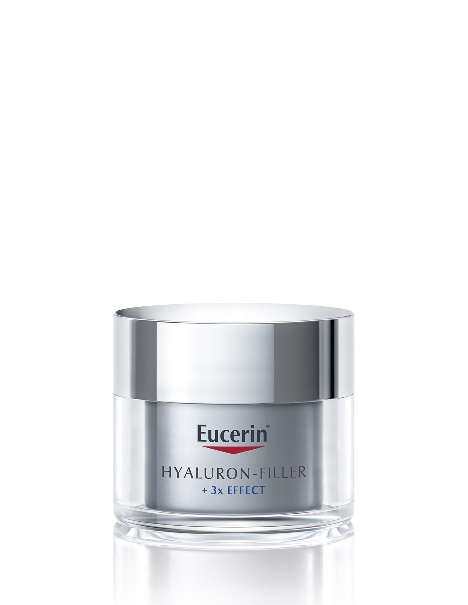 Crema facial recomendada para reafirmar de noche Hyaluron-Filler Eucerin todo tipo piel