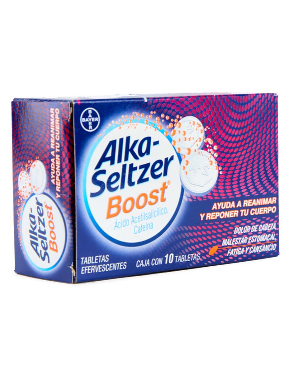Tabletas para dolor de cabeza y migrañas Alka-Seltzer Boost 2