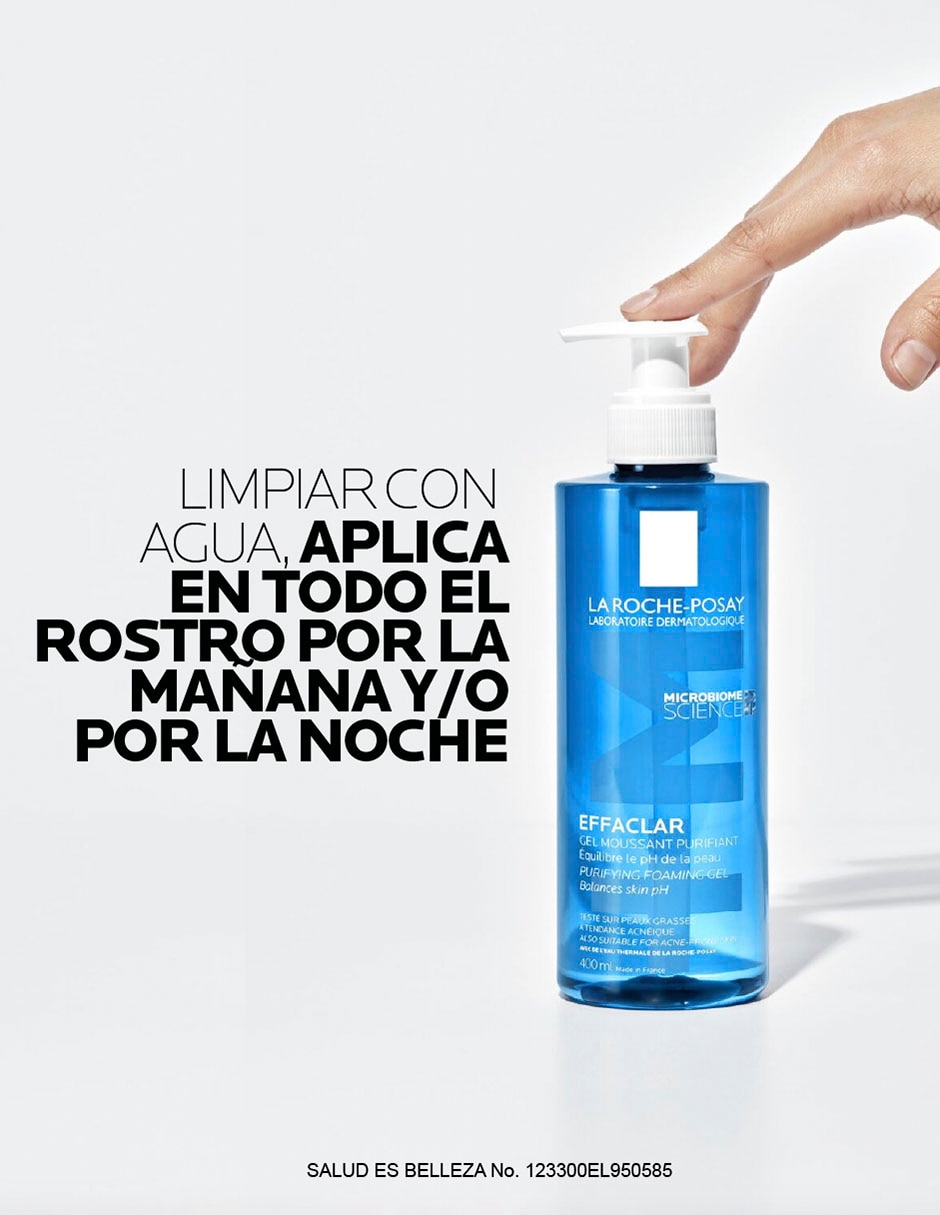Limpiador facial Purifying Foaming Gel Effaclar para purificar 5