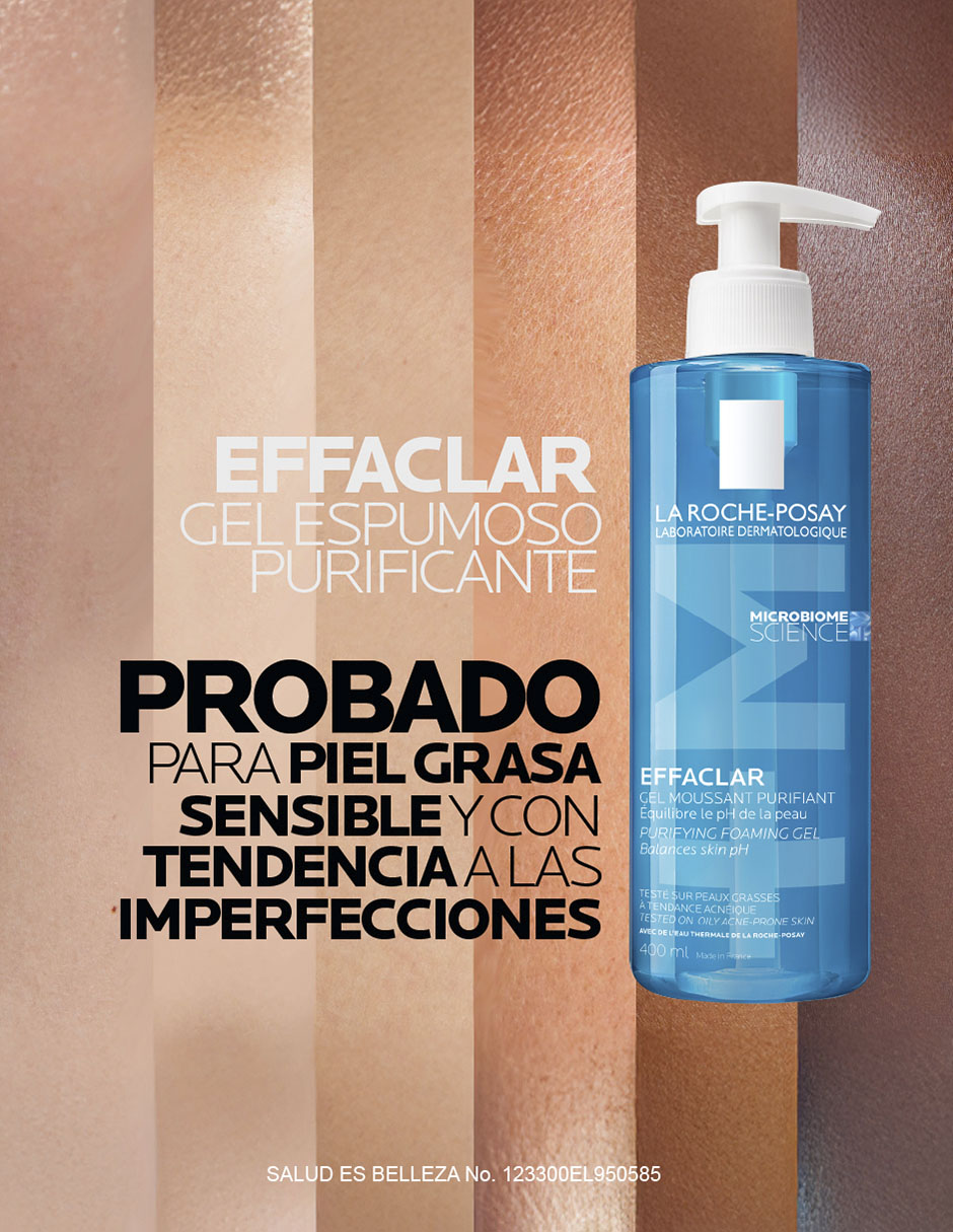 Limpiador facial Purifying Foaming Gel Effaclar para purificar 6