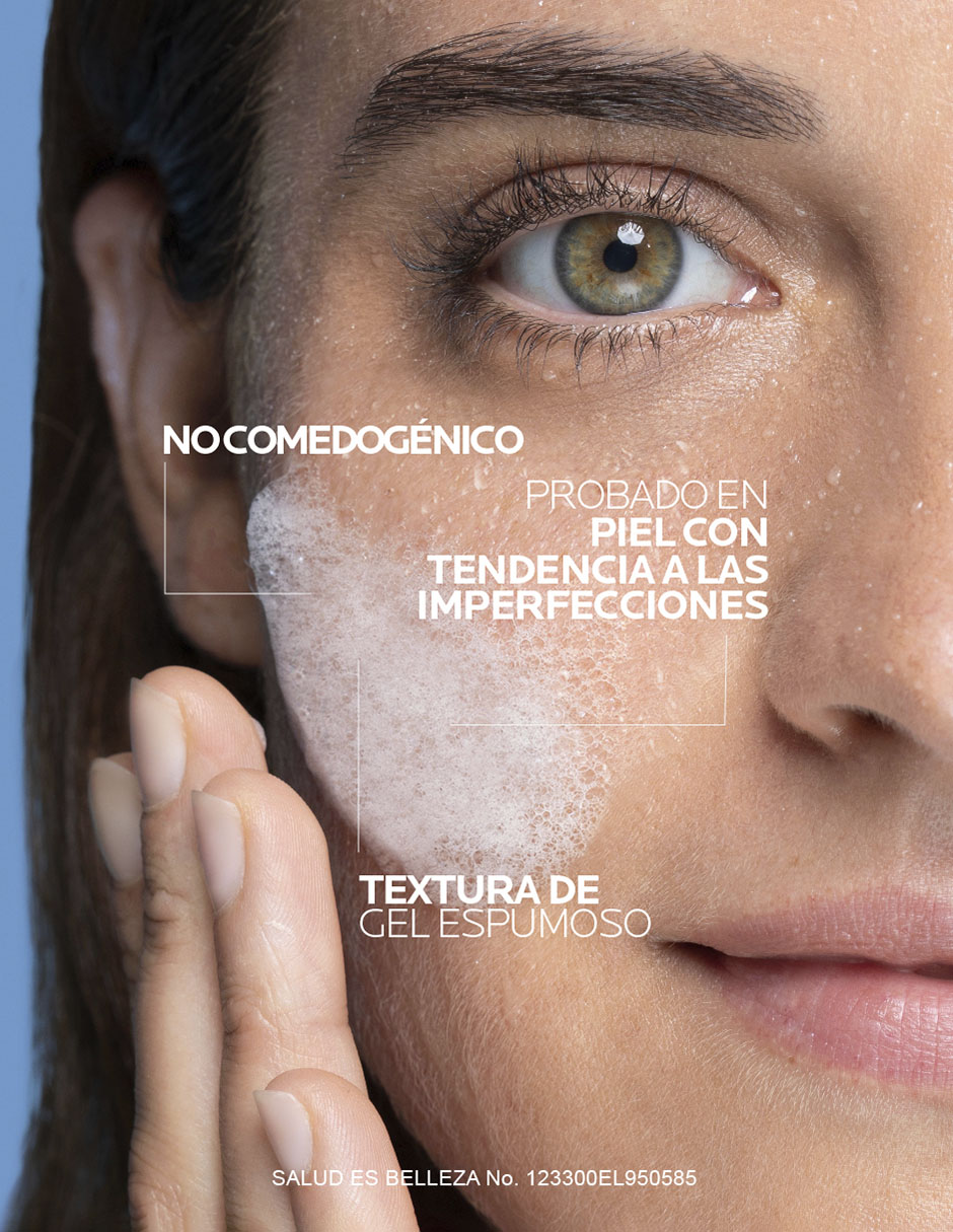 Limpiador facial Purifying Foaming Gel Effaclar para purificar 7