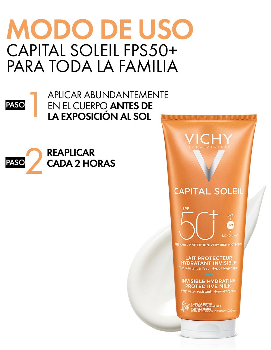 Protector solar FPS 50+ Family Capital Soleil 300 ml 7
