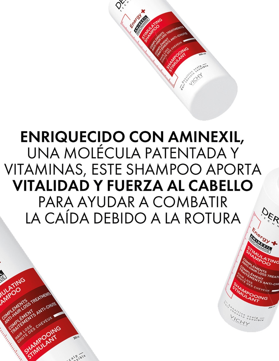 Shampoo anticaída para cabello Dercos Energy+ Dercos 11