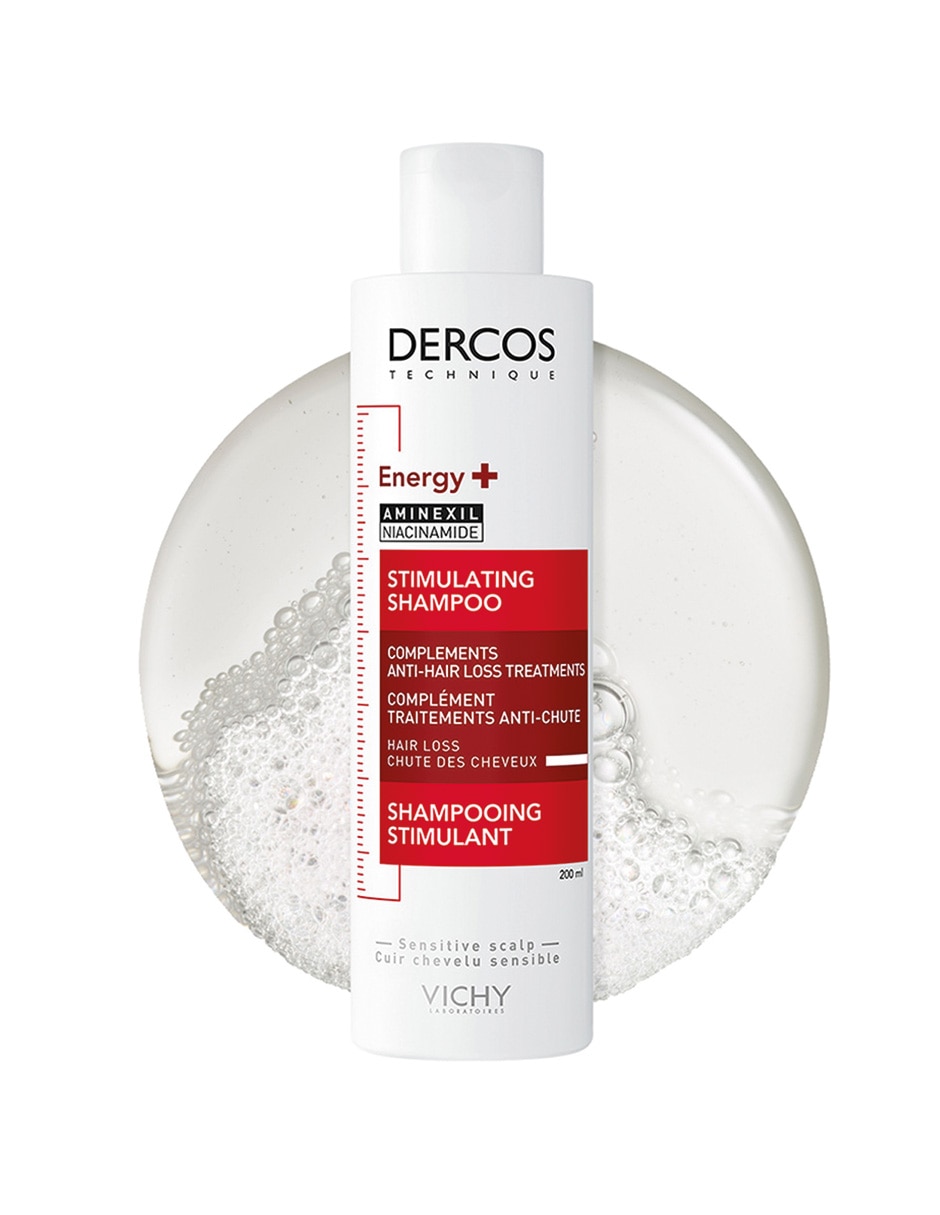 Shampoo anticaída para cabello Dercos Energy+ Dercos 4