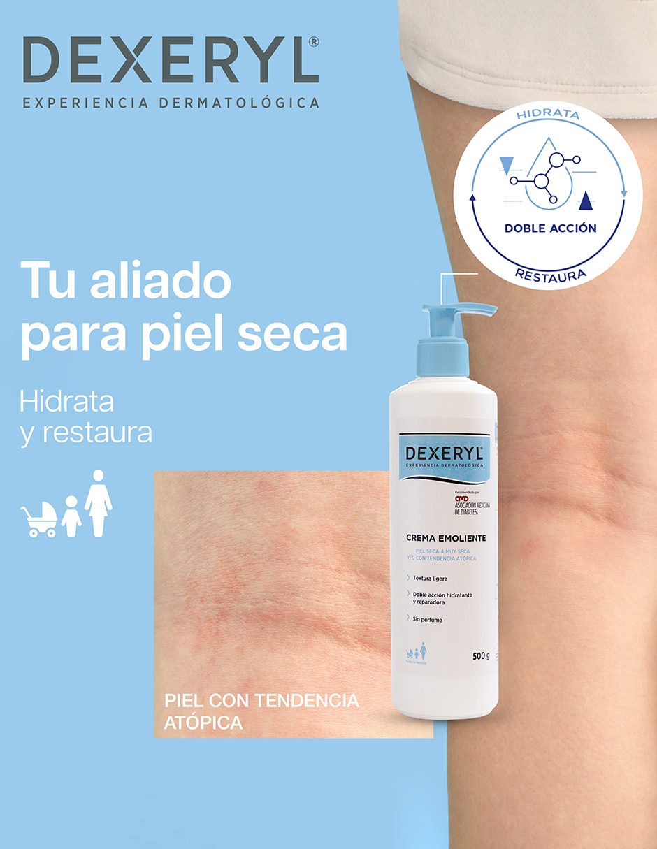 Crema para rostro y cuerpo recomendado para día y noche Dexeryl para piel seca 8