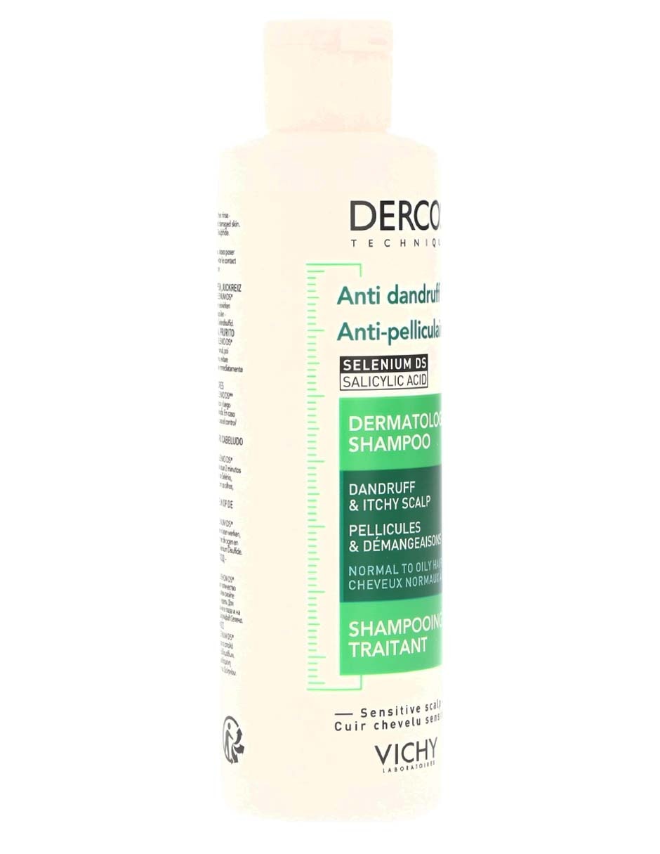 Shampoo dermatológico caspa grasa para cabello normal y graso Selenium Ds Salicylic Acid 10