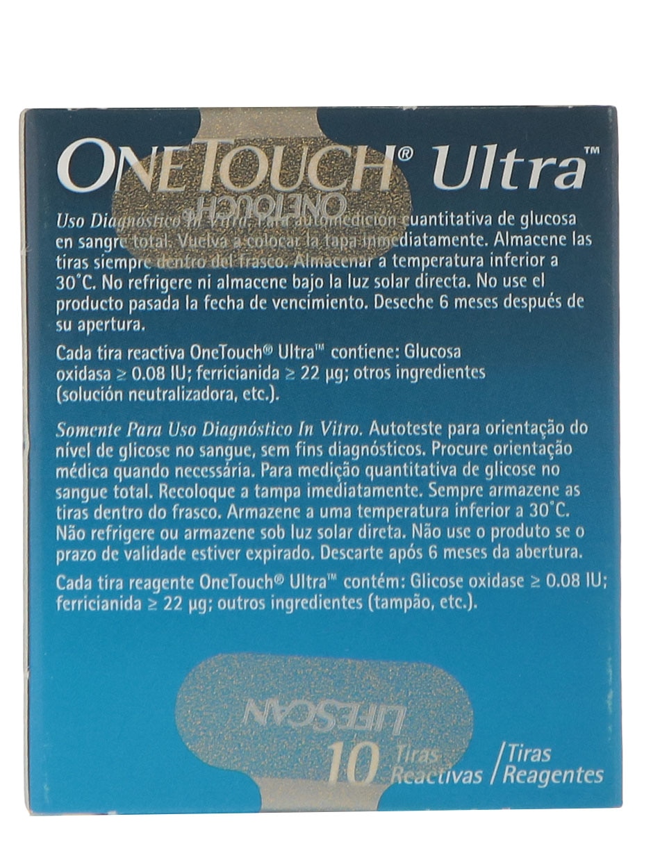 Tiras reactivas para glucosa 4