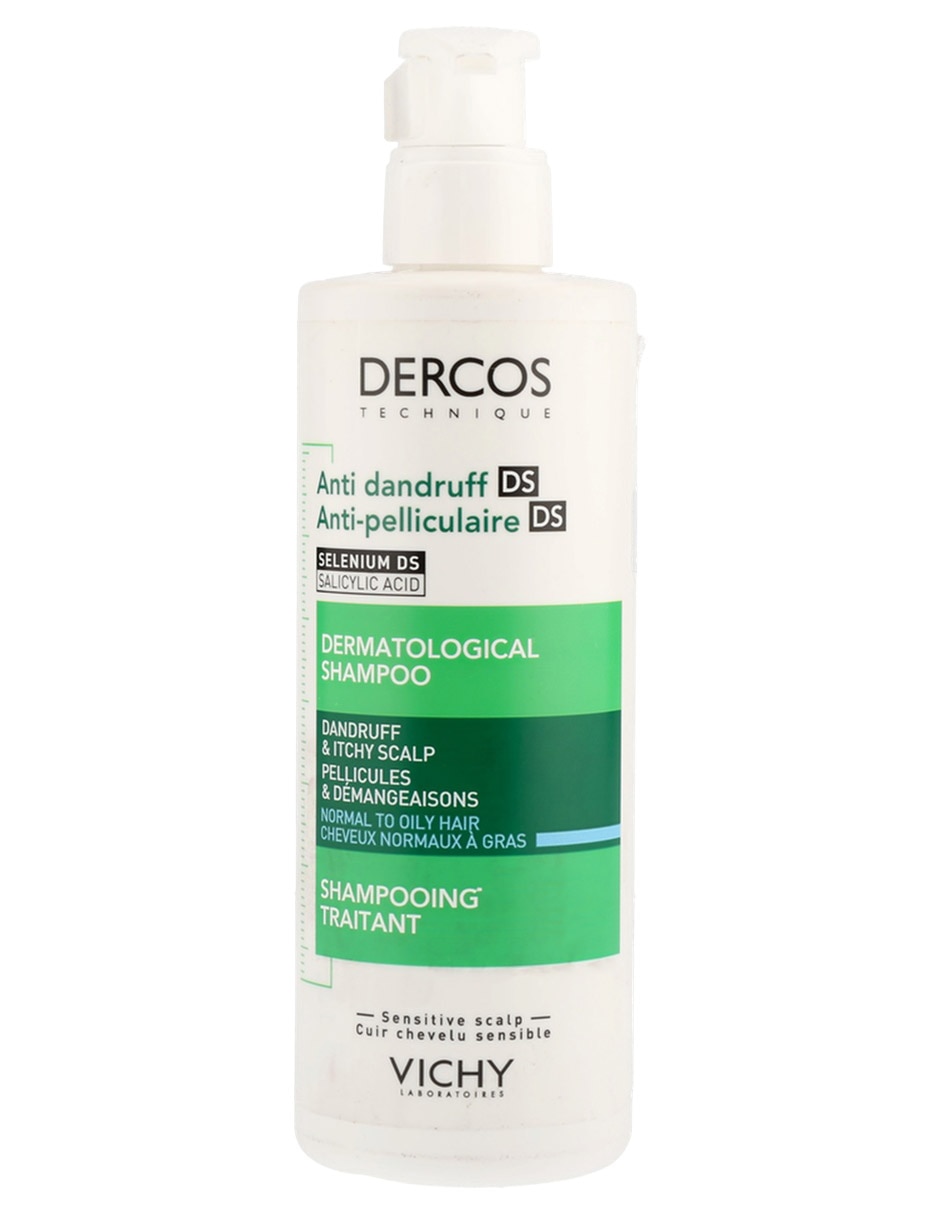 Shampoo dermatológico caspa grasa para cabello normal y graso Selenium Ds Salicylic Acid