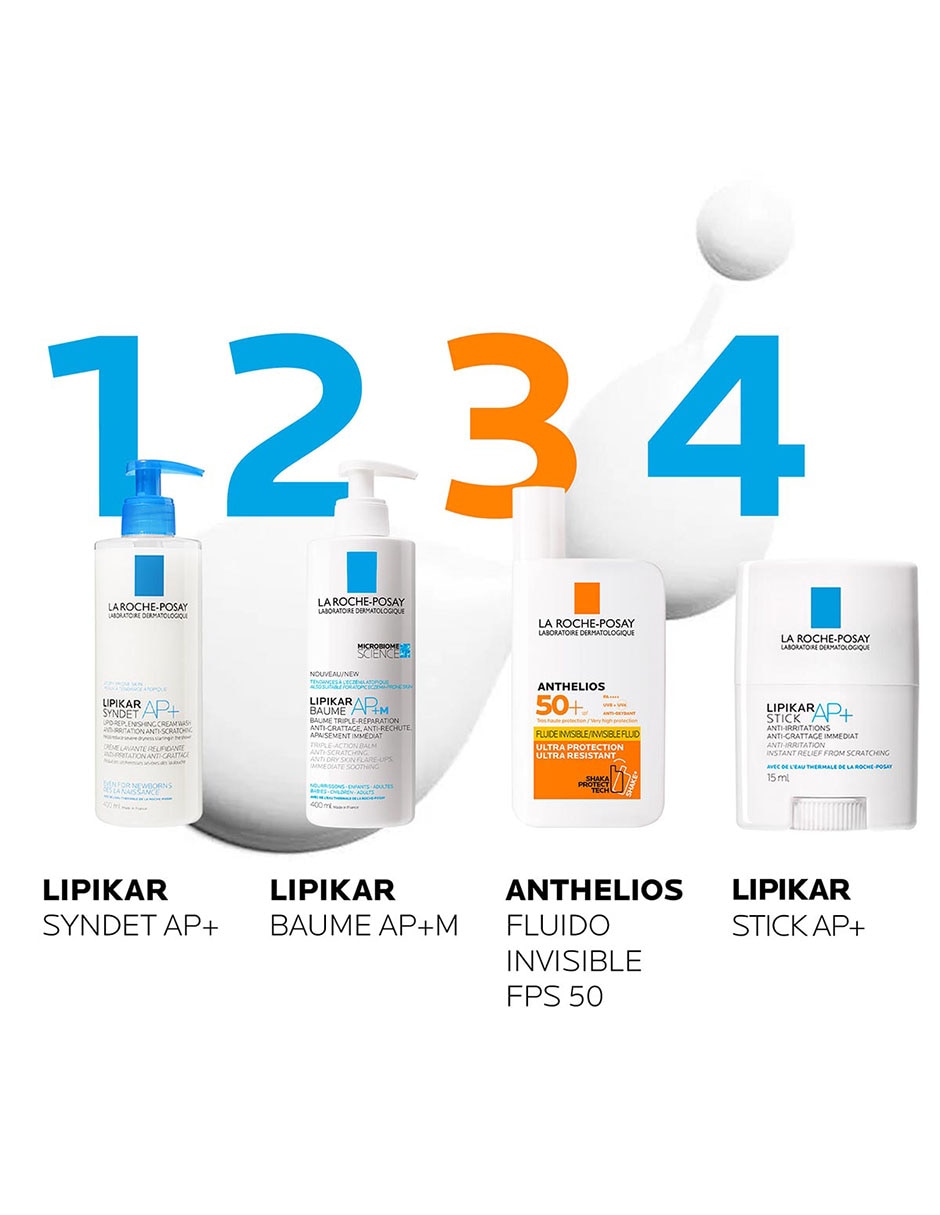 Limpiadores Lipikar Syndet Ap+ 6
