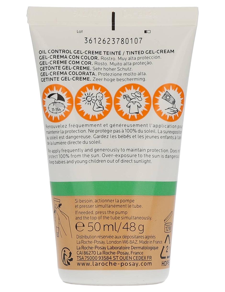 LRP ANTHELIOS TOQ SECO 50+ COLOR 50ML