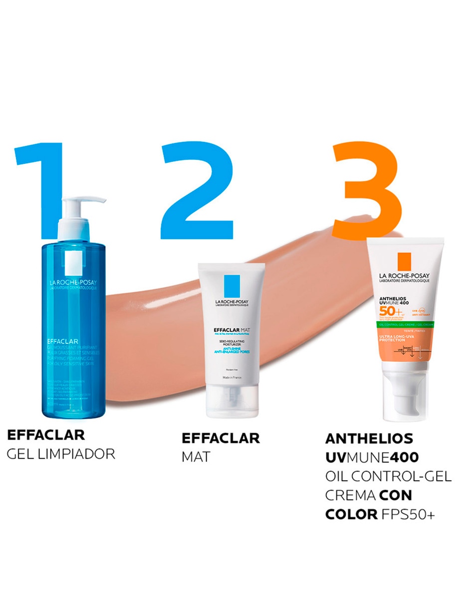 LRP ANTHELIOS TOQ SECO 50+ COLOR 50ML