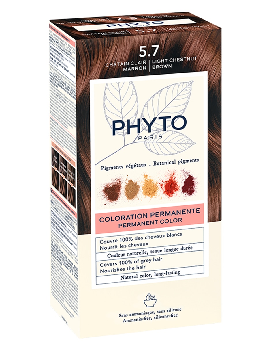 Tinte para cabello Coloration Permanente Botanical Pigments tono 5.77 Marrón 3