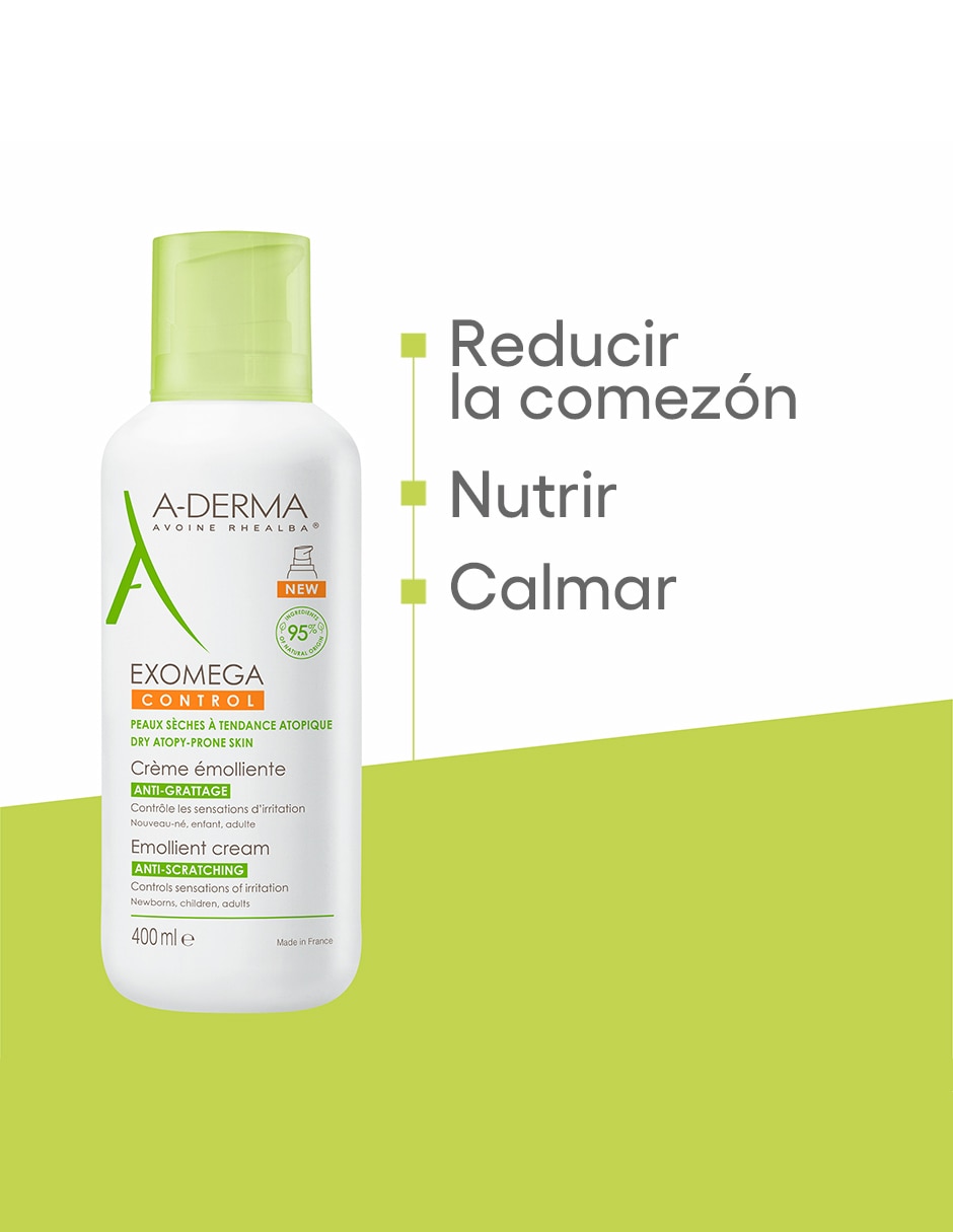 Crema para cuerpo recomendada para hidratar día y noche Exomega Control para piel seca y sensible 4