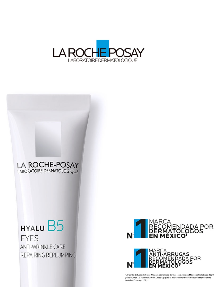 Crema para contorno de ojos recomendada para prevenir signos de la edad día y noche Hyalu B5 para piel sensible 2