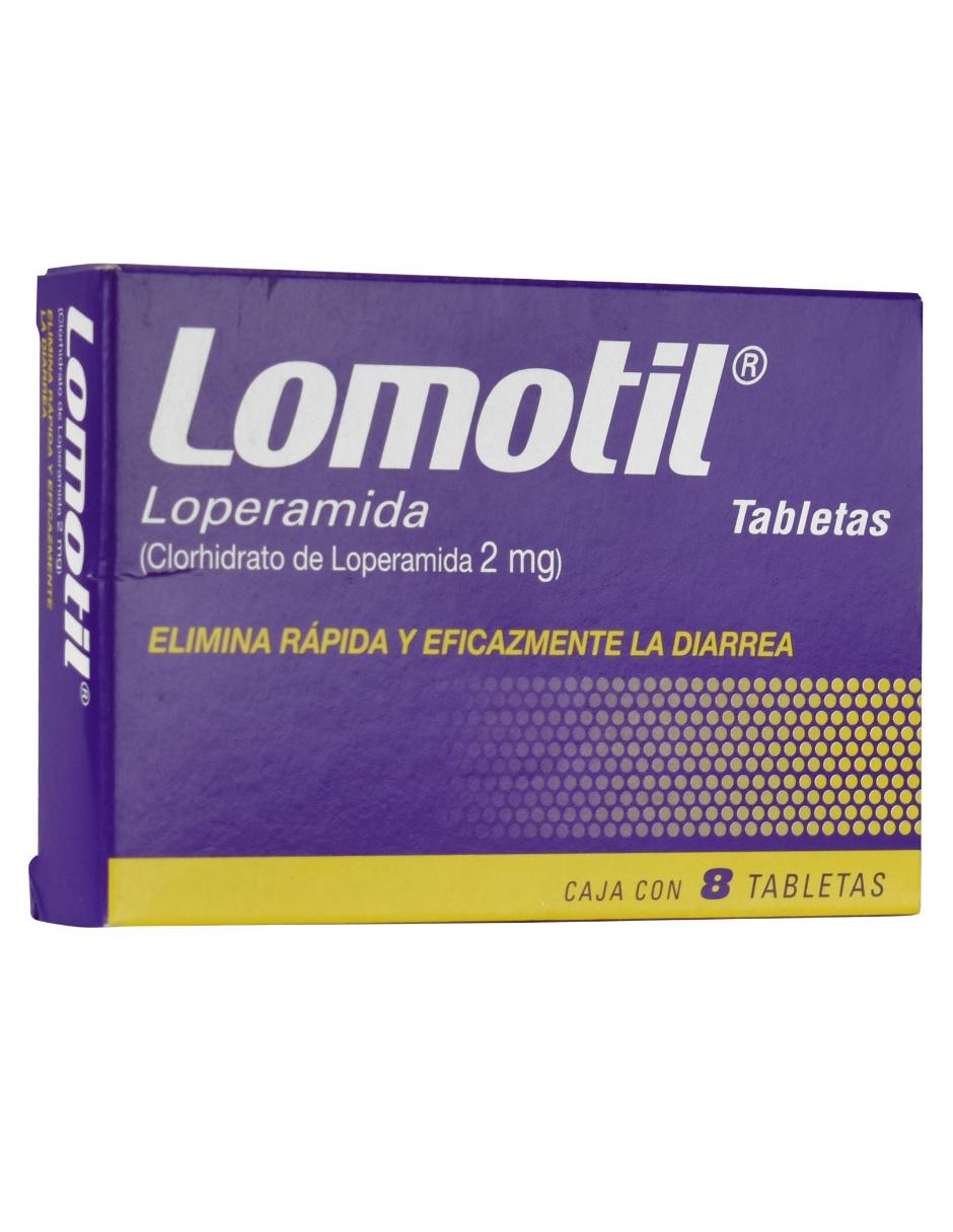Tabletas para malestar estomacal Lomotil 3