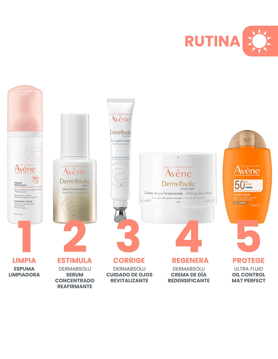 Crema para ojos recomendada para prevenir signos de la edad de día y noche Dermabsolu para piel sensible 6