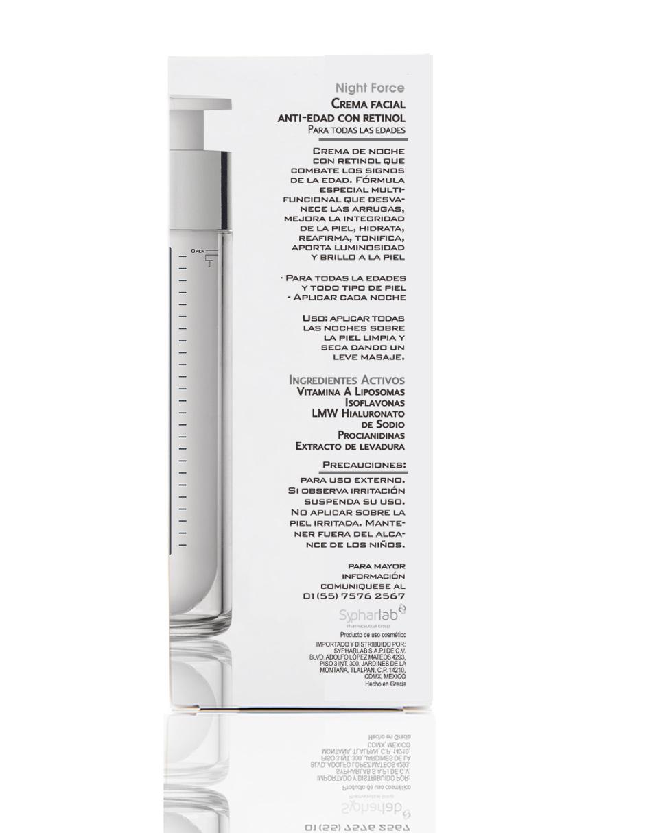 Crema facial recomendada para reafirmar noche Antiedad Con Retinol para todo tipo piel 4