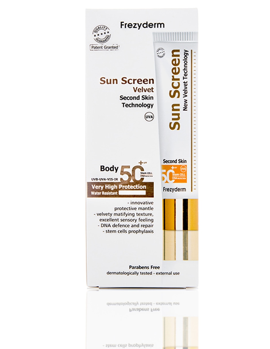 Protector solar FPS 50 sun screen new velvet 125 ml 6